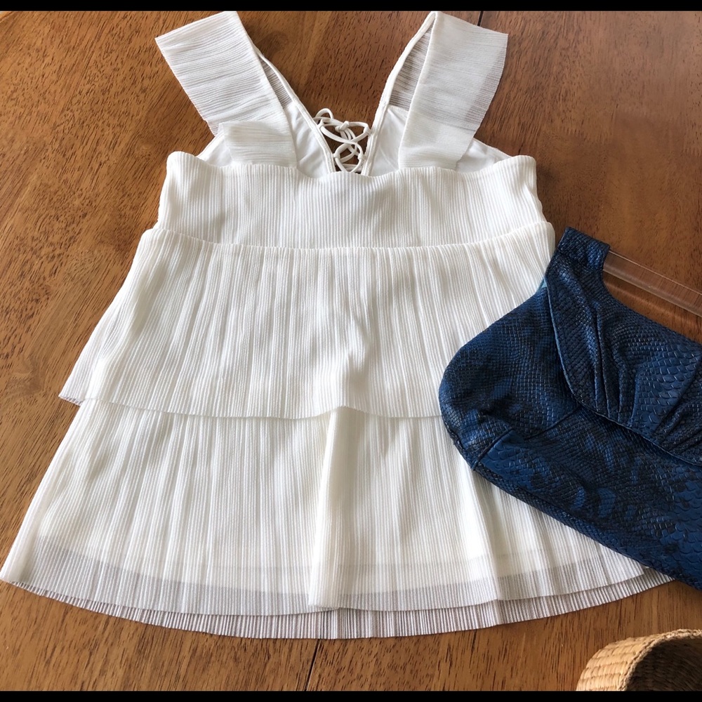 Express white top size S, NWT